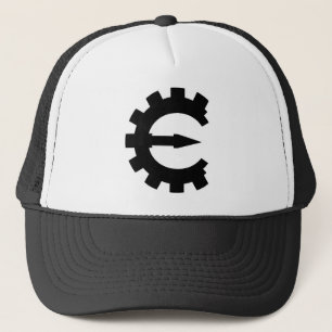 Betrüger-Motor-Logo 2 - Schwarzes Truckerkappe