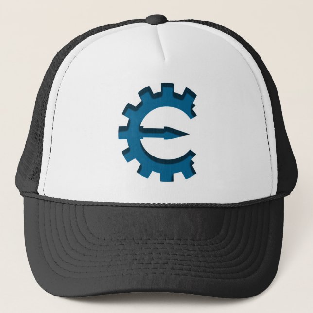 Betrüger-Motor-Logo Truckerkappe (Vorderseite)