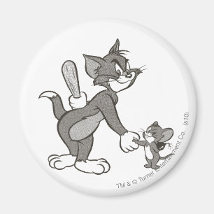Betrügerischer Händedruck Toms und Jerry Magnet