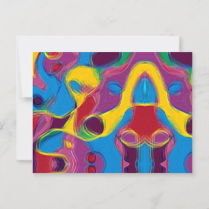 Betrunken auf Candy Postkarte