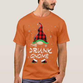 Betrunken Gnome Buffalo Kariert Matching Family Ch T-Shirt