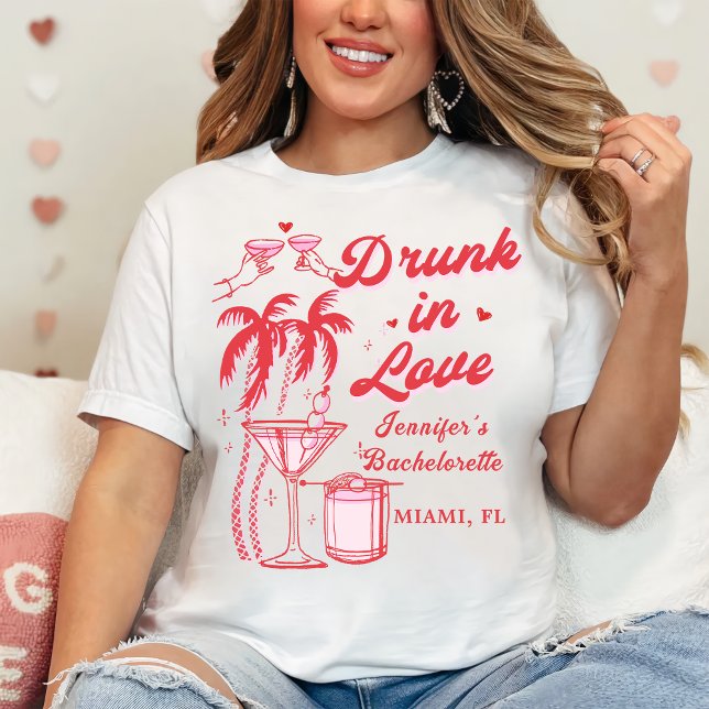 Betrunken im Junggeselinnen-Abschied der Liebe T-Shirt (Von Creator hochgeladen)