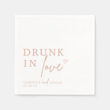 Betrunken in der Liebe Dusty Pink Personalisiert N