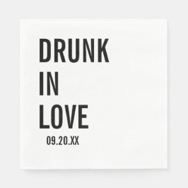 Betrunken in der Liebe Hochzeiten von Napkins, mod Serviette