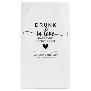 Betrunken in der Liebe Hochzeitskits Kleine Geschenktüte