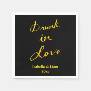 Betrunken in der Liebe Personalisiert Napkins Serviette