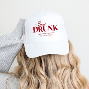 Betrunken in Liebe Cocktails Bachelorette Wochenen Truckerkappe