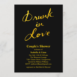 Betrunken in Liebe Couple's Dusche Einladung