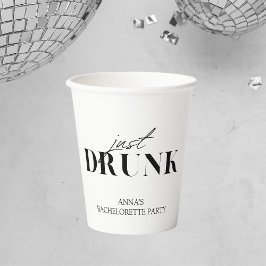 Betrunken in Liebe | Nur betrunken Bachelorette Pappbecher