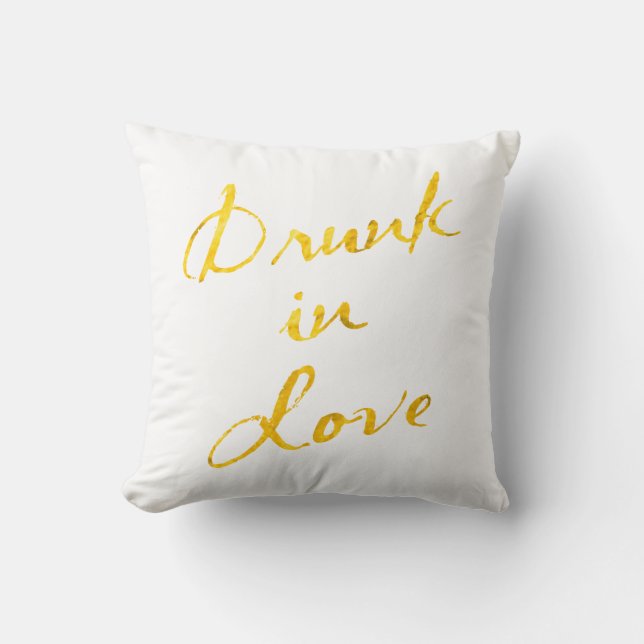 Betrunken in Liebe Pillow Kissen (Vorderseite)