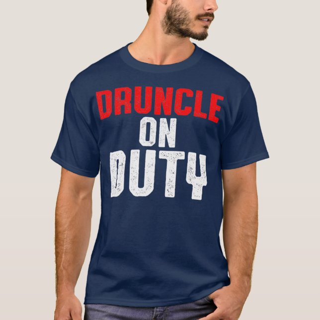 Betrunken Onkel Funny Drinking Druncle _60 T-Shirt (Vorderseite)