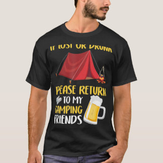 Betrunken wenden Sie sich bitte an mein Camping Fr T-Shirt