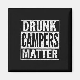 Betrunkene Campers Funny Drink Camping Lover Magnet