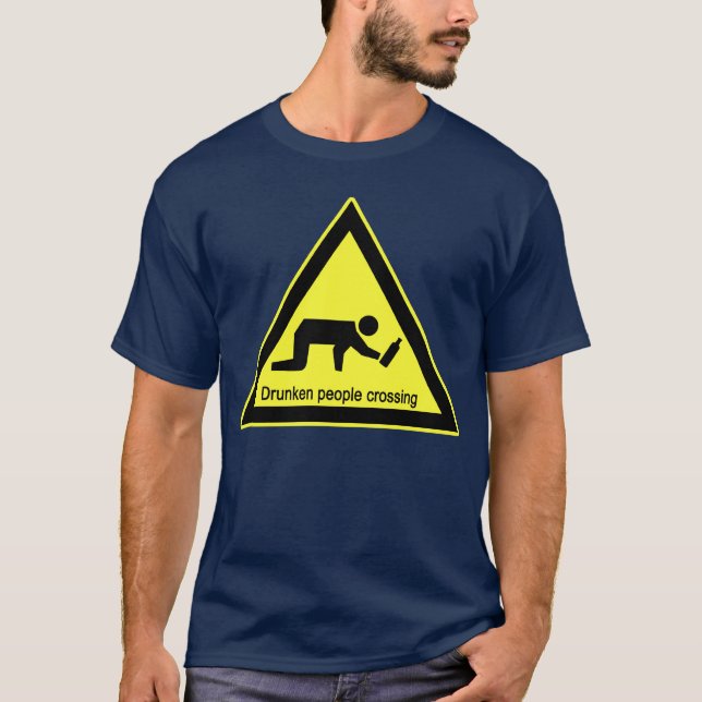Betrunkene, die ⚠ thailändisches ⚠ überqueren T-Shirt (Vorderseite)