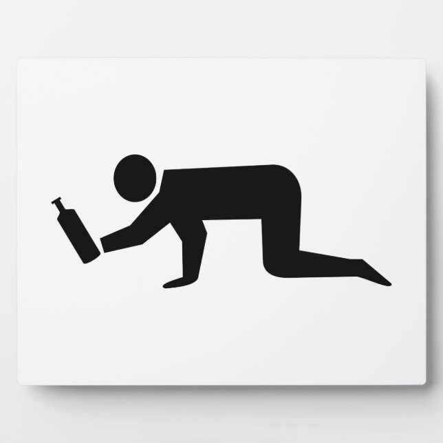 Betrunkene Fotoplatte (Vorderseite)