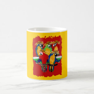 Betrunkene Papageien Kaffeetasse