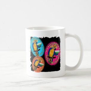 BETRUNKENE PAPAGEIEN KAFFEETASSE