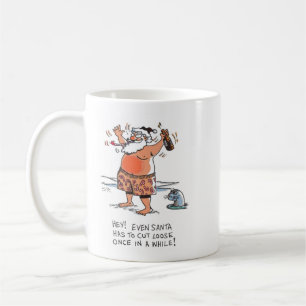 Betrunkene Santa Tasse