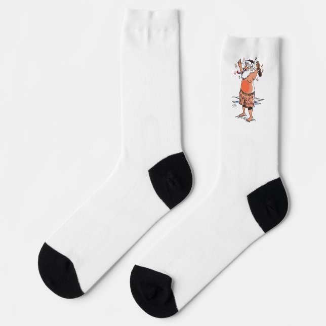 Betrunkene Socken von Santa Premium (Linkes Detail)