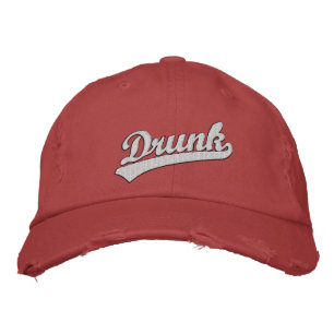 Betrunkene StickHat Bestickte Baseballkappe