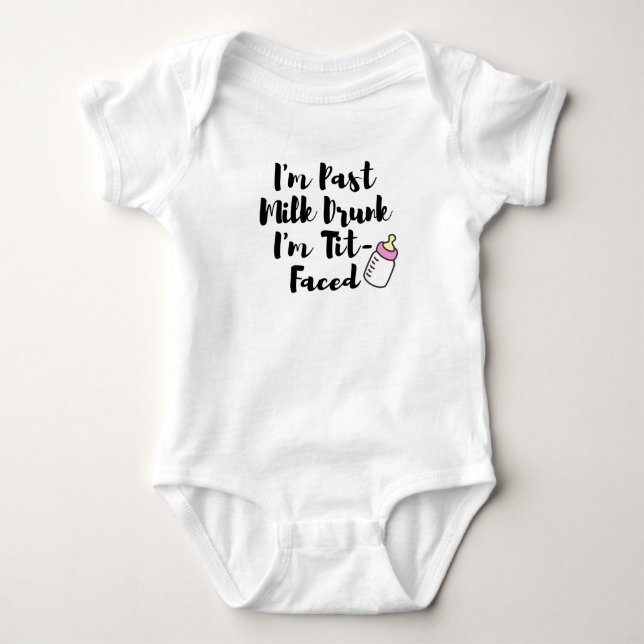 Betrunkene Vergangenheit Baby Strampler (Vorderseite)
