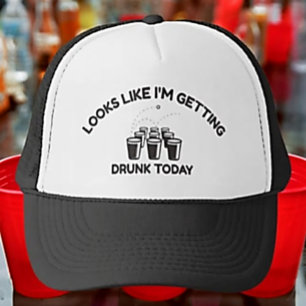 Betrunkene Vibes Loading   Beer Pong Life Design Truckerkappe