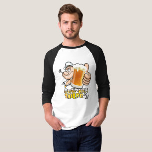 Betrunkener Matrose Männer 3/4 Ärmel Raglan-Shir T-Shirt