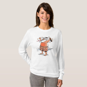 Betrunkener T - Shirt von Santa women