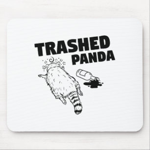 Betrunkener Waschbär Lustig Mousepad