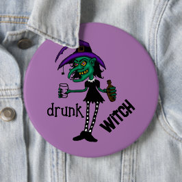 Betrunkenes Button-Abzeichen Button