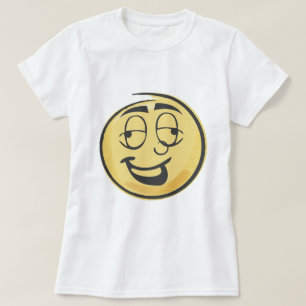 Betrunkenes Retro Emoji T-Shirt
