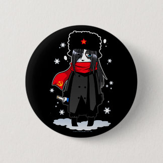 Betrunkenes sowjetisches Panda-Button Button