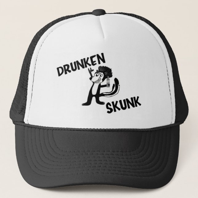 BETRUNKENES STINKTIER TRUCKERKAPPE (Vorderseite)