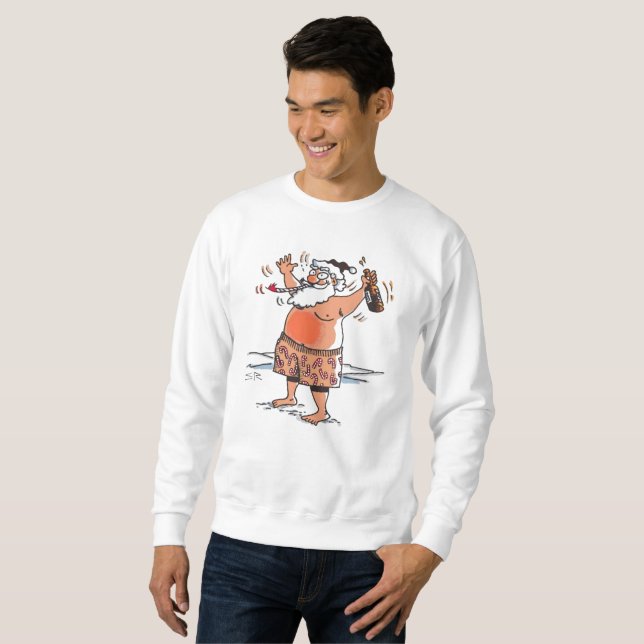 Betrunkenes Weihnachtspulli Sweatshirt (Vorne ganz)