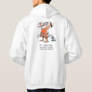 Betrunkenes Weihnachtsschmuck Hoodie