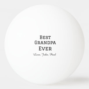 Bets Opa je Großvater gibt einfachen Namen Tischtennisball