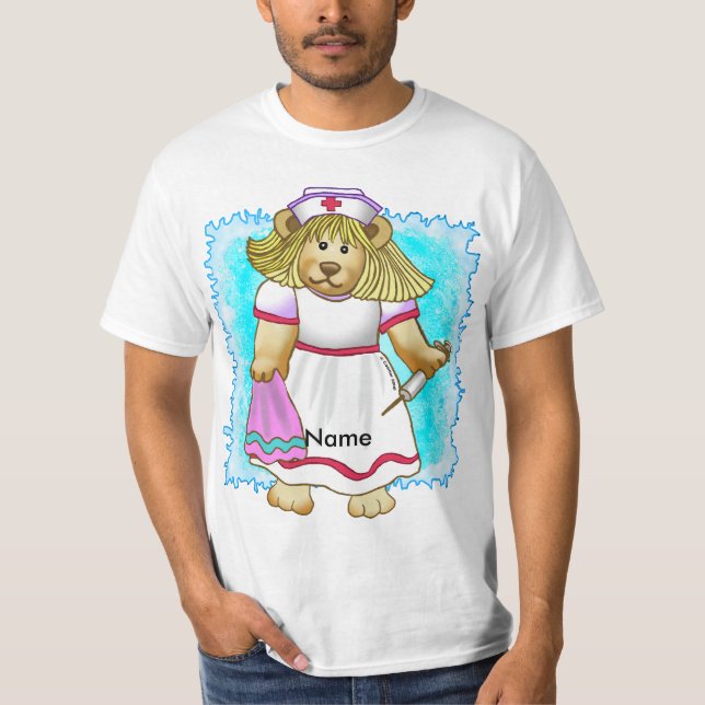 Betsy Bären Krankenschwester T-Shirt (Vorderseite)