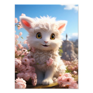 Betsy - Die kuschelige Babyziege Fotodruck