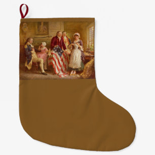 Betsy Ross, 1777 (American History) (USA Patriot) Großer Weihnachtsstrumpf