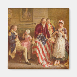 Betsy Ross, 1777 (American History) (USA Patriot) Magnet