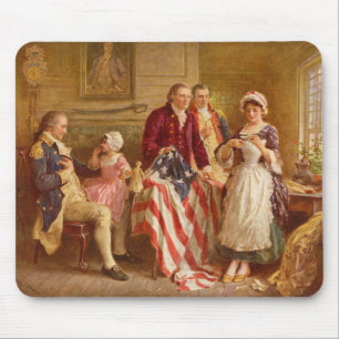 Betsy Ross, 1777 (Amerikanische Geschichte) (USA P Mousepad