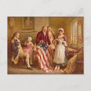 Betsy Ross, 1777 (Amerikanische Geschichte) (USA P Postkarte