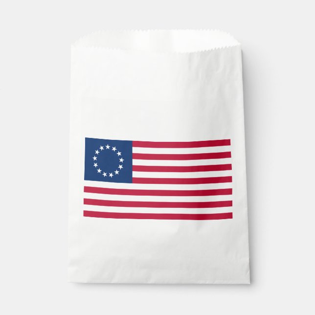 Betsy Ross American Flag Geschenktütchen (Vorderseite)