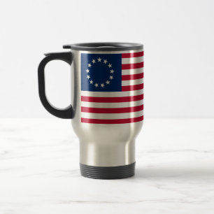 Betsy Ross American Flag Reisebecher