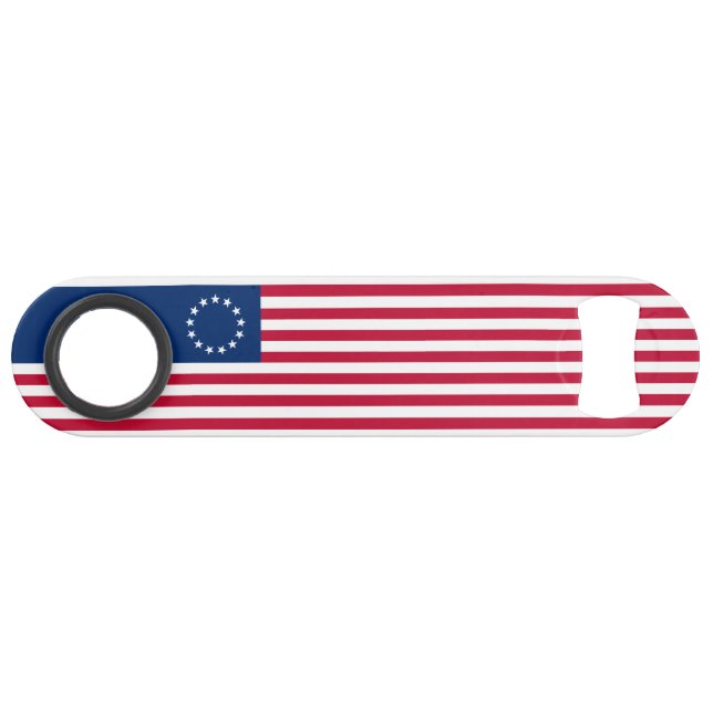 Betsy Ross American Flag Speed Flaschenöffner (Rückseite Horizontal)