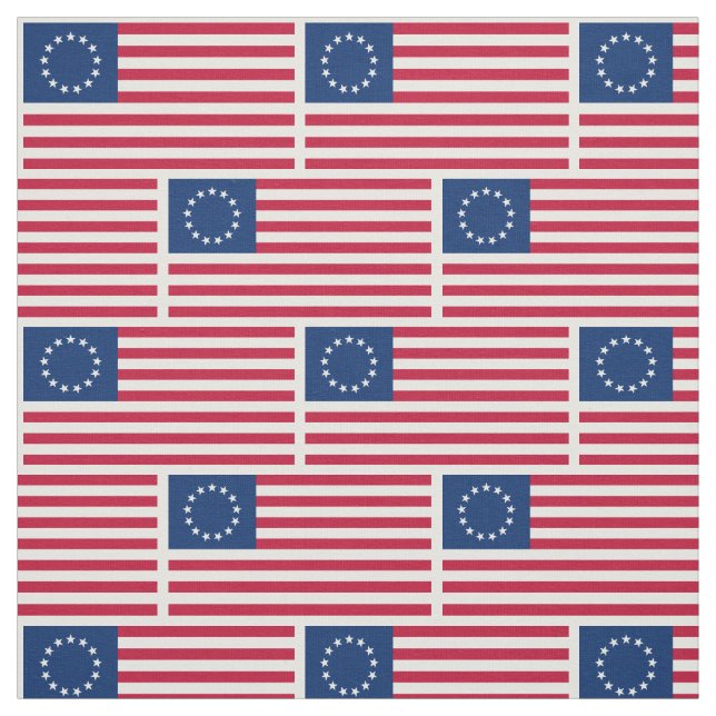 Betsy Ross American Flag Stoff (Muster)