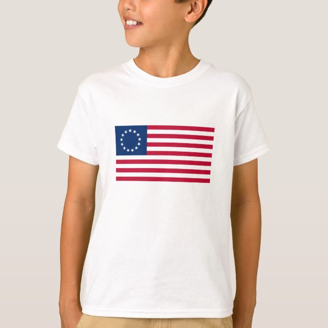 Betsy Ross American Flag T-Shirt (Vorderseite)