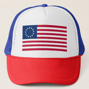 Betsy Ross American Flag Truckerkappe