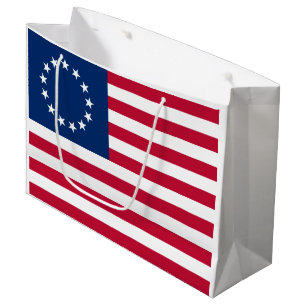 Betsy Ross Amerikanische Flagge Große Geschenktüte