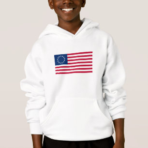 Betsy Ross Amerikanische Flagge Hoodie